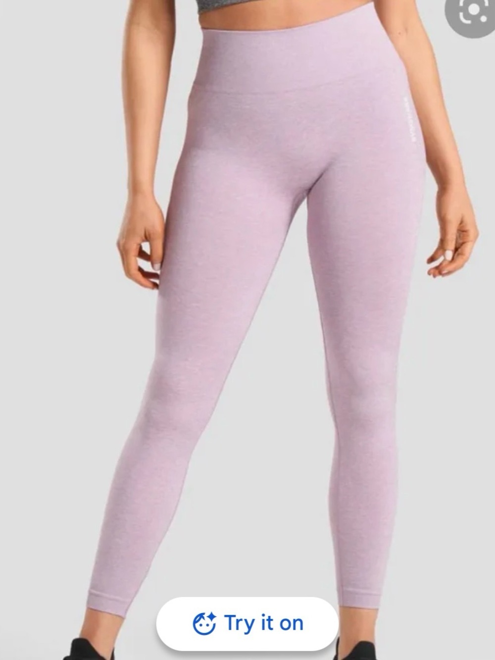 Gymshark High-Waisted Lilac Seamless Leggings